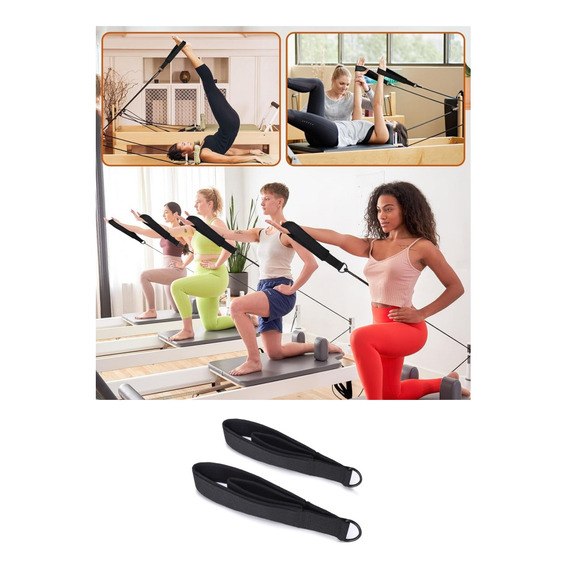 2x Correas De Anillos En D Para Reformer Home Gym