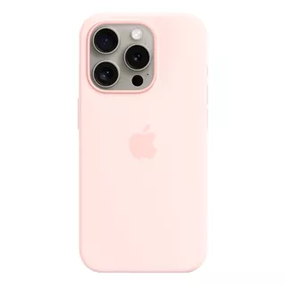 Silicona Magsafe Original iPhone 15 Pro Pink