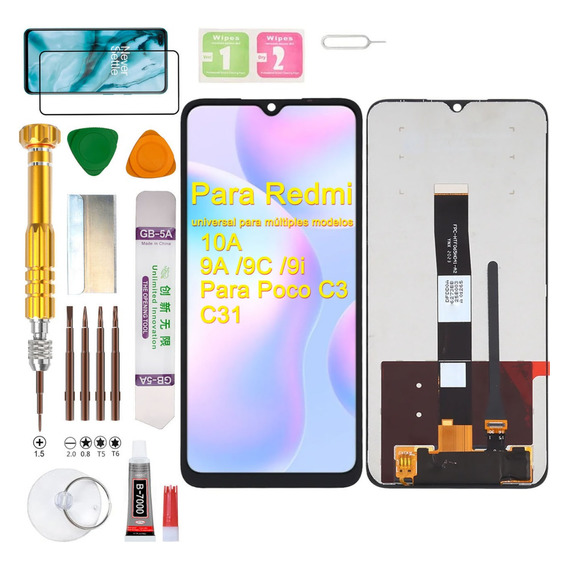 Pantalla Para Redmi 9a 9c 10a M2006c3LG M2006c3m64 220233l2g