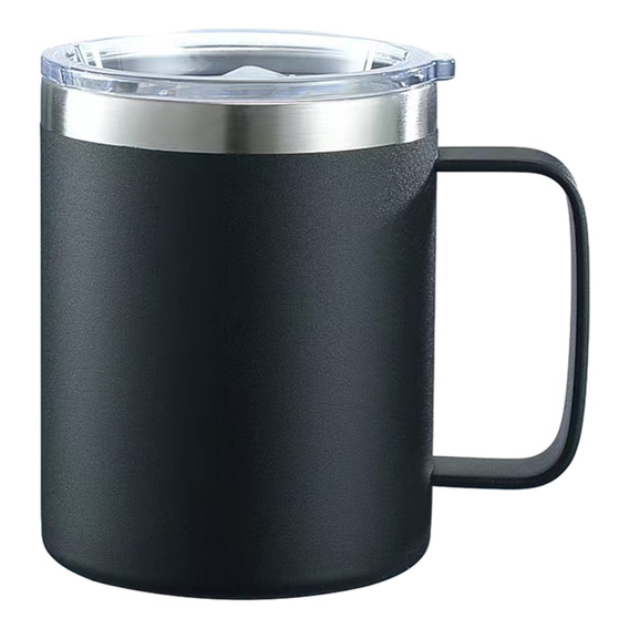 Taza De Café Portátil Térmico De Acero Inoxidable De 12 Oz