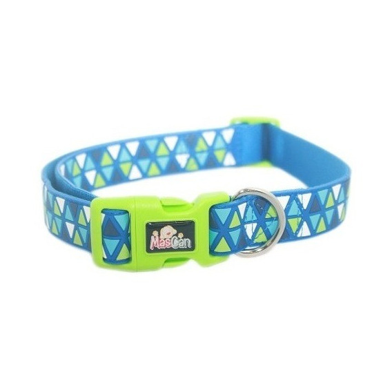 Collar Triángulo Azul Talla L Perro Mascan