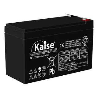 1 X Bateria Recargable 12v 7ah Security Kaise Alarmas   