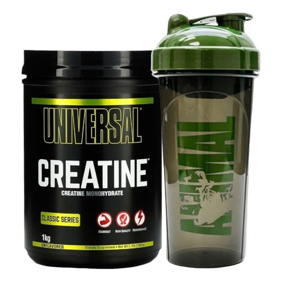 Creatina Monohydrate 1kg + Shaker - Universal Nutrition