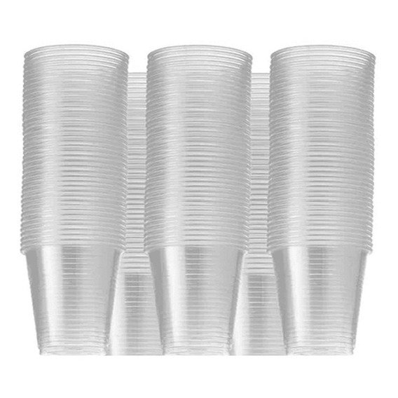 Vasos Plástico Fiesta, Desechable 10oz 300cc X 100 Unidades