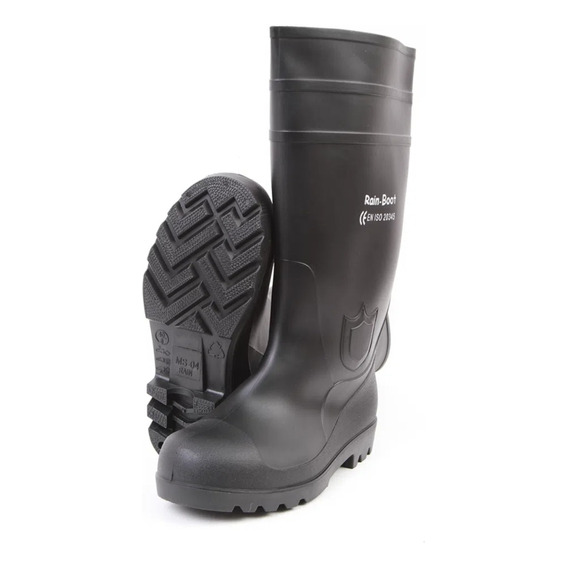 Bota De Agua Rain Boot Punta Y Plantilla De Acero