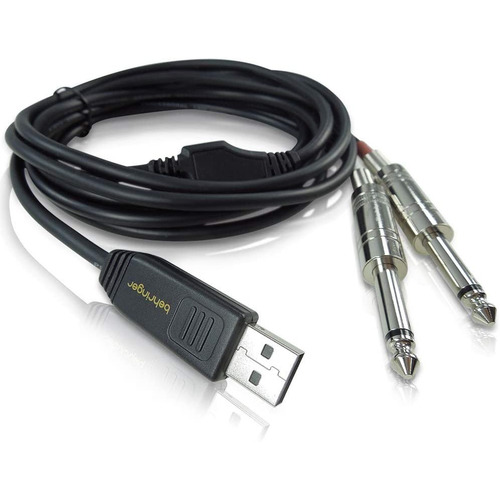 Behringer Line 2 Usb Cable Interfaz Audio Stereo 1/4 A Usb 