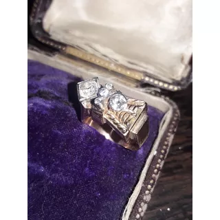 Anillo Chevallier Oro 18k 0.80 Ct Brillantes C1940