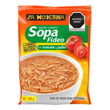 10 Pza Sopa De Fideo La Moderna Con Tomate Y Pollo 100 G