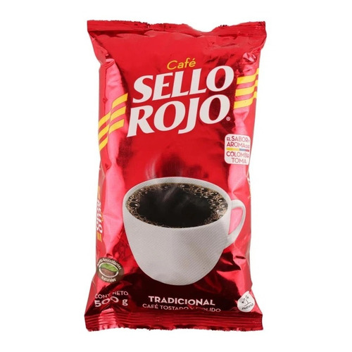 Café Sello Rojo Molido 500gr 100% Colombiano 