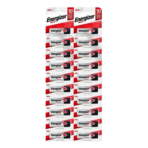 Pila AA Energizer MAX E91 Cilíndrica - pack de 20 unidades