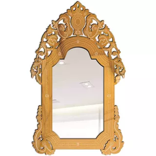 Espelho Espelho Veneziano Decorativo Provençal 65x100 3885 Cor Da Moldura Dourado