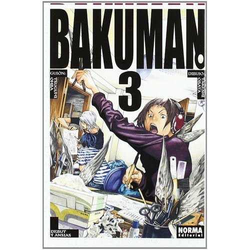 Bakuman No. 3, De Tsugumi Ohba. Serie Bakuman, Vol. 3. Editorial Norma Comics, Tapa Blanda En Español