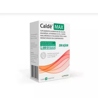 Caldê Max 30 Comprimidos Revestidos - Marjan Sabor Sem Sabor