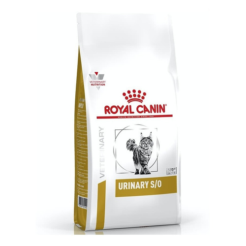 Alimento Royal Canin Veterinary Diet Urinary S/O para gato adulto sabor mix en bolsa de 10kg