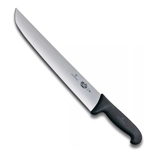 Cuchillo Carnicero Recto Victorinox® Fibrox, 36cm Color Negro