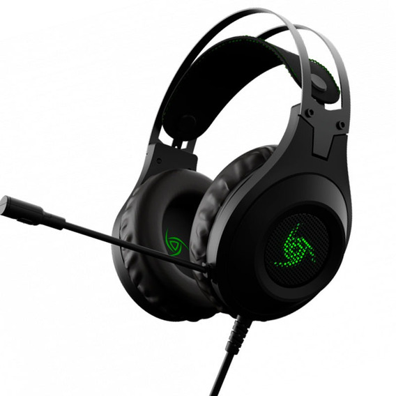 Audifono Gamer Vsg Kuiper Cable Trensado 2m Led Verde