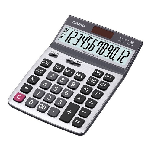 Calculadora Escritorio Casio Dx-120st Inclinacion Ajustable