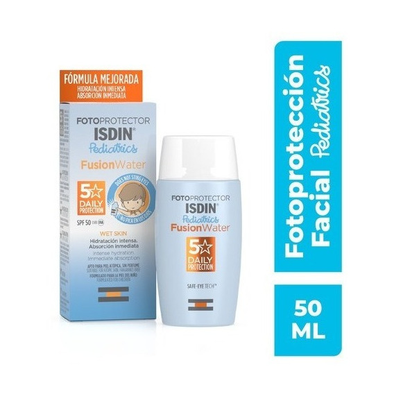 Isdin Fotoprotector Pediatrico Fusion Water Spf50+  50ml
