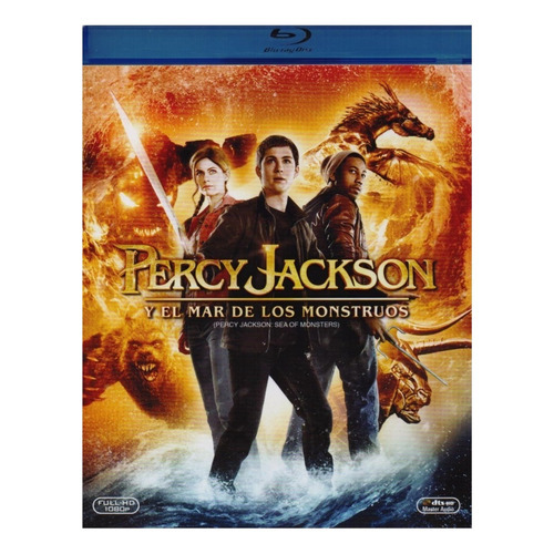 Percy Jackson Y El Mar De Los Monstruos Pelicula Blu-ray