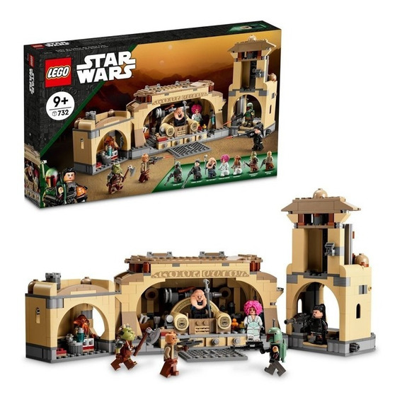 Kit Lego Star Wars Sala Del Trono De Boba Fett 75326 Cantidad de piezas 732