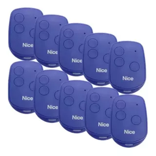 Nice Open Tech Azul Kit 10 Controles 433,92mhz