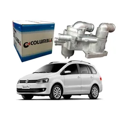  Carcaça Termostatica Aluminio Spacefox 1.6 8v 2010 A 2015