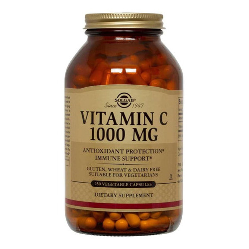 Vitamin C 1000 Mg 250 Vegi Caps Sabor Sin Sabor