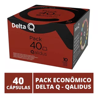 40 Cápsulas Delta Q, Pack Econômico, Qalidus, Int 10