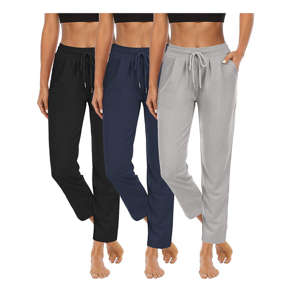 Pants Jogger Deportivo Mujer Cómodo Slim Fit Casual Elástico