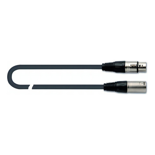 Cable Para Microfono 3m Negro Quiklok Mx775-3 