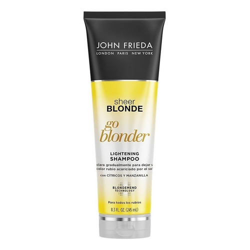  Pack 2 John Frieda Shampoo Go Blonder Lightening