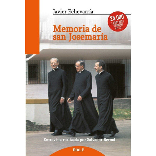 Memoria De San Josemarãâa, De Echevarría Rodríguez, Javier. Editorial Ediciones Rialp, S.a., Tapa Blanda En Español