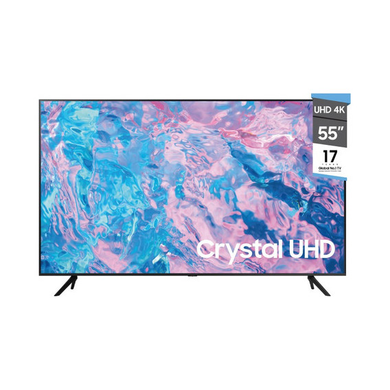 Televisión Smart Tv Samsung Crystal Uhd 55  4k - Pur Color