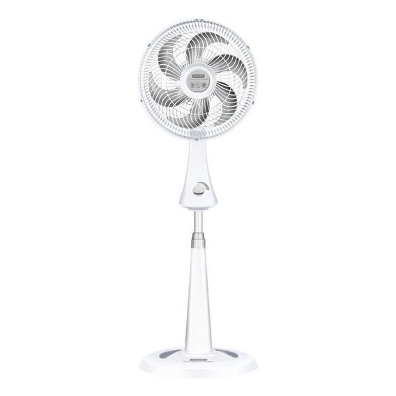 Ventilador de mesa/de pie Samurai 2 en 1 turbo blanco con 6 aspas de  plástico, 14" de diámetro 110 V