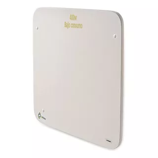 Panel Placa Radiante Apto Baño 400w Calefacción Calefactor Color Blanco