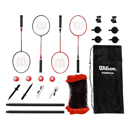 Set De 4 Raquetas Bádminton Wilson