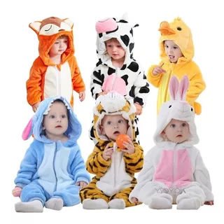 Pijama Enterito- Disfraz Animalitos  Para Bebé- Niños 