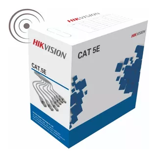 Cable Utp Categoria 5e Gris,  305 Mts 100% Cobre, Hikvision