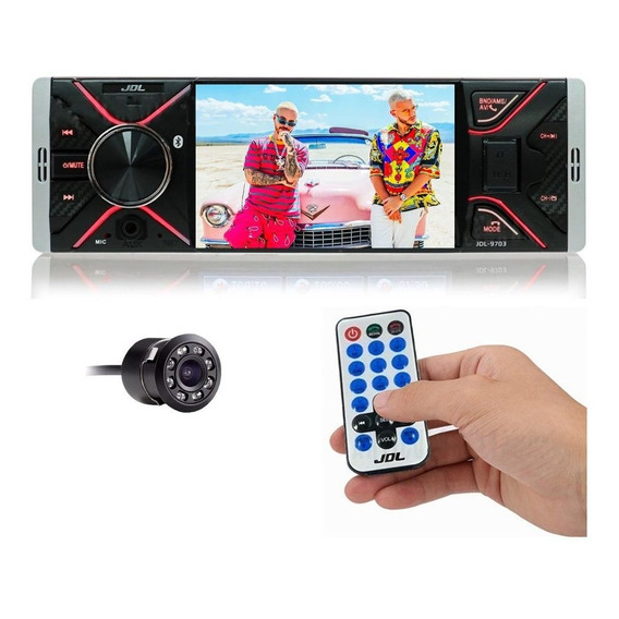 Radio Carro Jdl Pantalla 4  Bluetooth Mp4 Usb + Cam Reversa