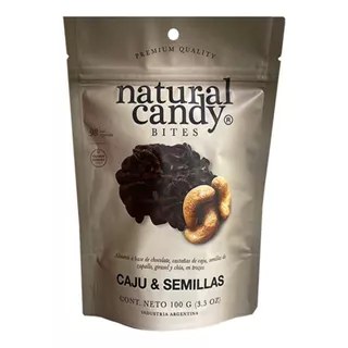 Castañas De Caju Y Semillas Con Chocolate Natural Candy 100g