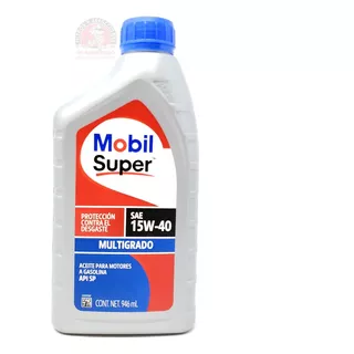 Aceite Para Motor Mobil 15w40 Multigrado Autos Pickup Suv 1l