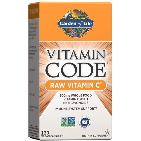 Vitamina C 120cap  Garden Of Life - Unidad a $1986