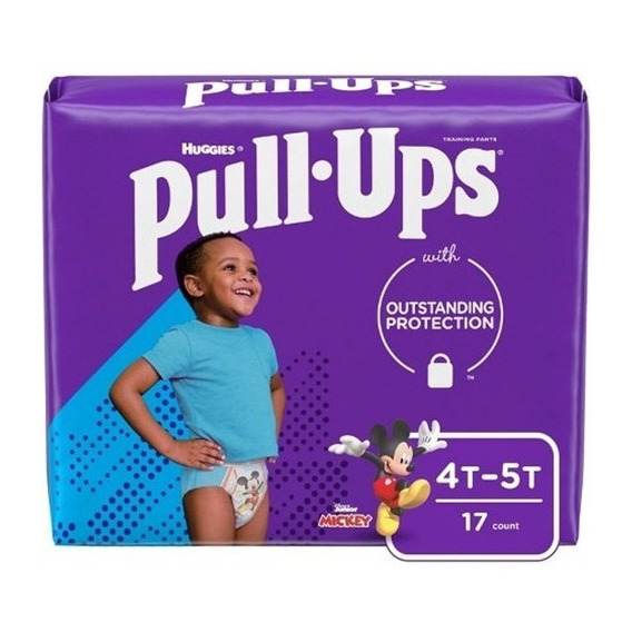 Huggies Pull Ups 4t - 5t X 17 Unidades Para Varon Género Niños