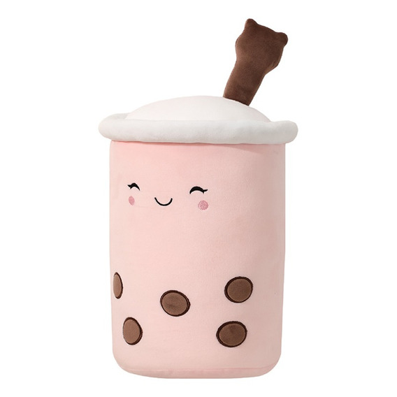 Miniso Peluche Milk Tea Felpa Rosa 24x39 Cm