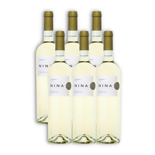 Nina Gold Vino Chardonnay Caja X6u 750ml Valle De Aminga
