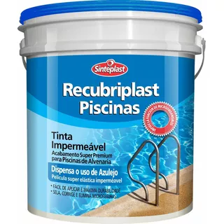 Tinta Impermeabilizante Para Piscinas Azul 3,6 Lt