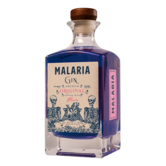 Gin Malaria Handcrafted Small Batch 700 Ml Premium