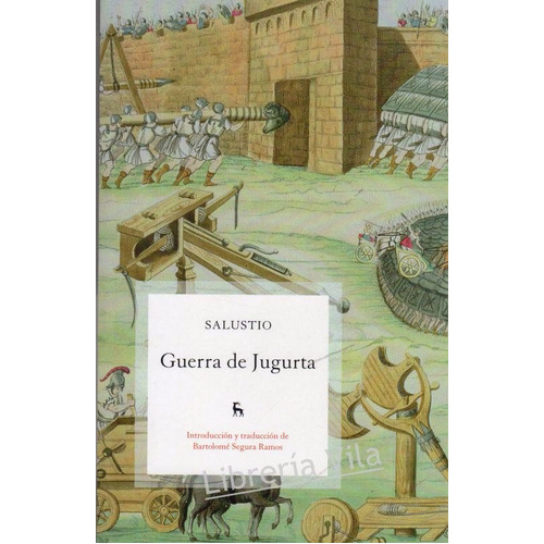Guerra De Jugurta, De Salústio. Editorial Gredos, Tapa Blanda En Español