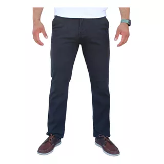 Pantalon Recto De Gabardina Stretch John Silver Para Hombre