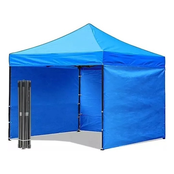 Carpa Toldo Plegable 3x3 M Con Paredes Impermeable Lona